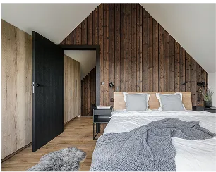 Alerce madera quemada