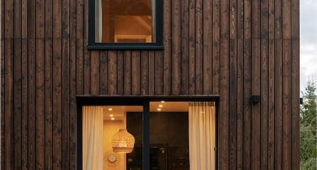 Fachadas de madera yakisugi